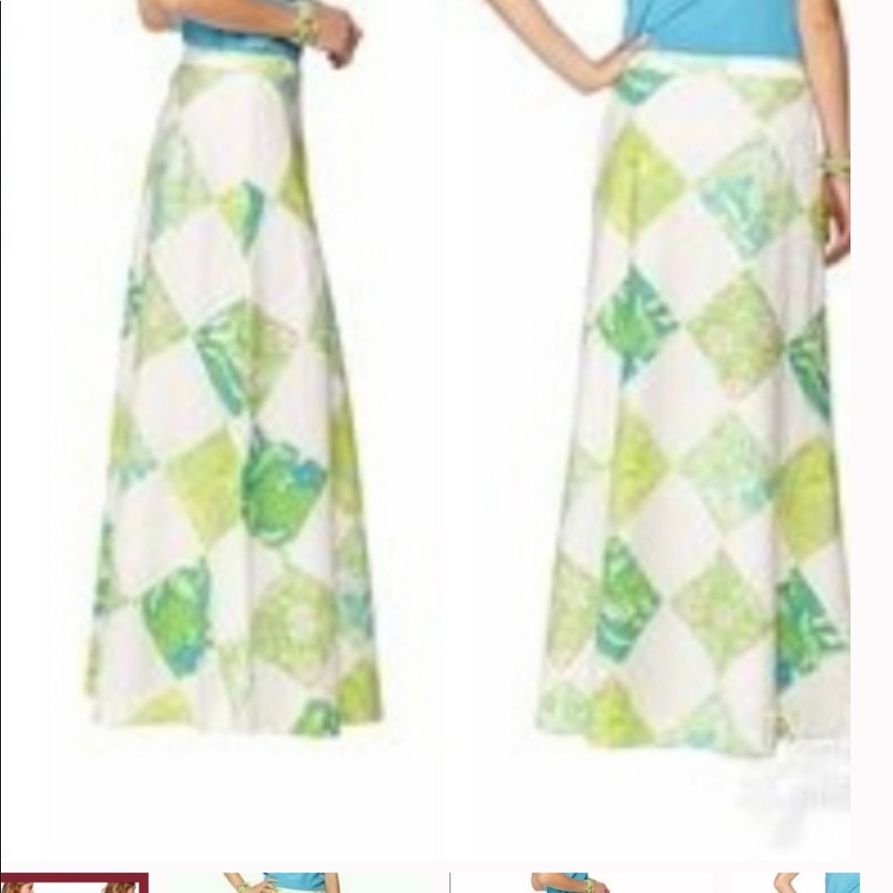 Long Lilly Pulitzer Skirt size 6